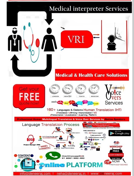 Medical Translation Services India I Medical Interpretation Services in